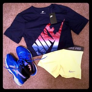 SOLD - Nike red, white and blue tee